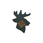 R&M International Polyresin Coated Deer Head 4-Inch Cookie Cutter, Orange