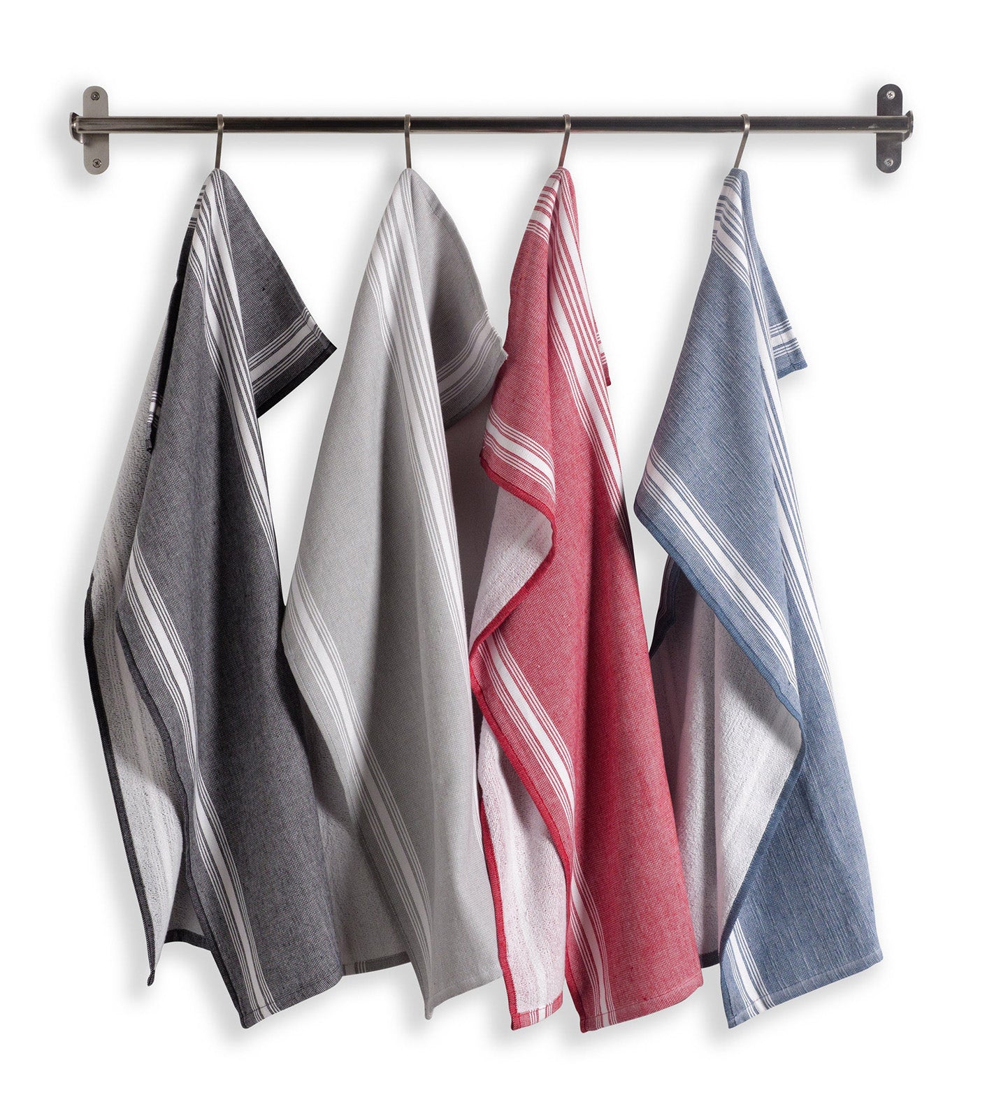 KAF Home Strada Turkish Reversible Terry Towel, Gray