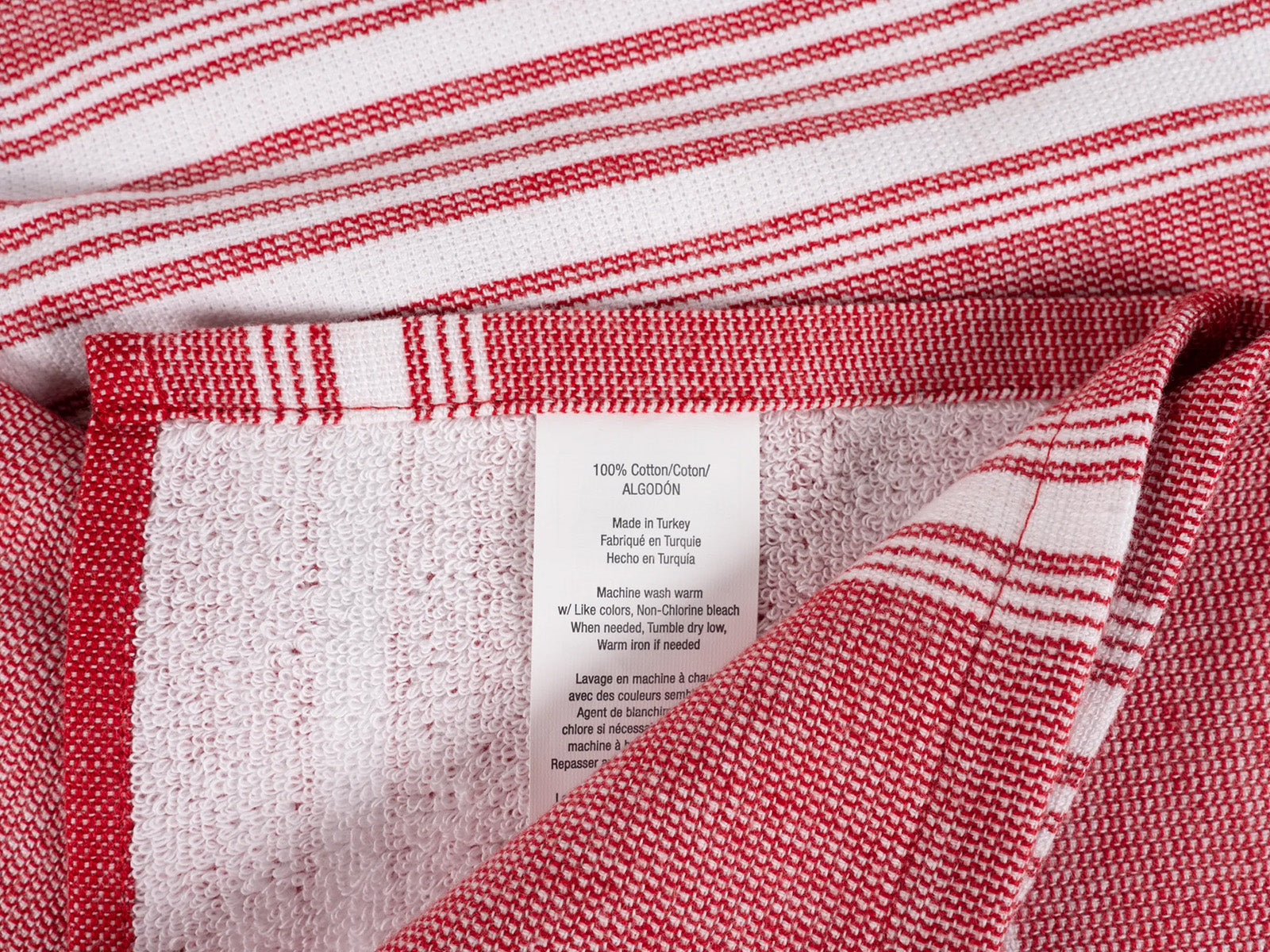 KAF Home Strada Turkish Reversible Terry Towel, Red