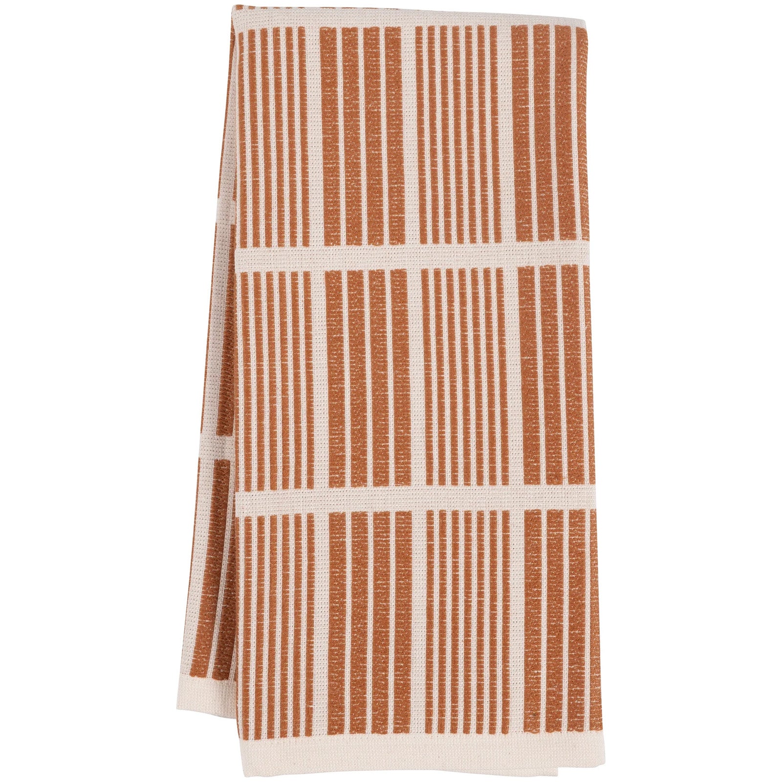 KAF Home Rooted Sustainable Jacquard Terry Towel, Canyon