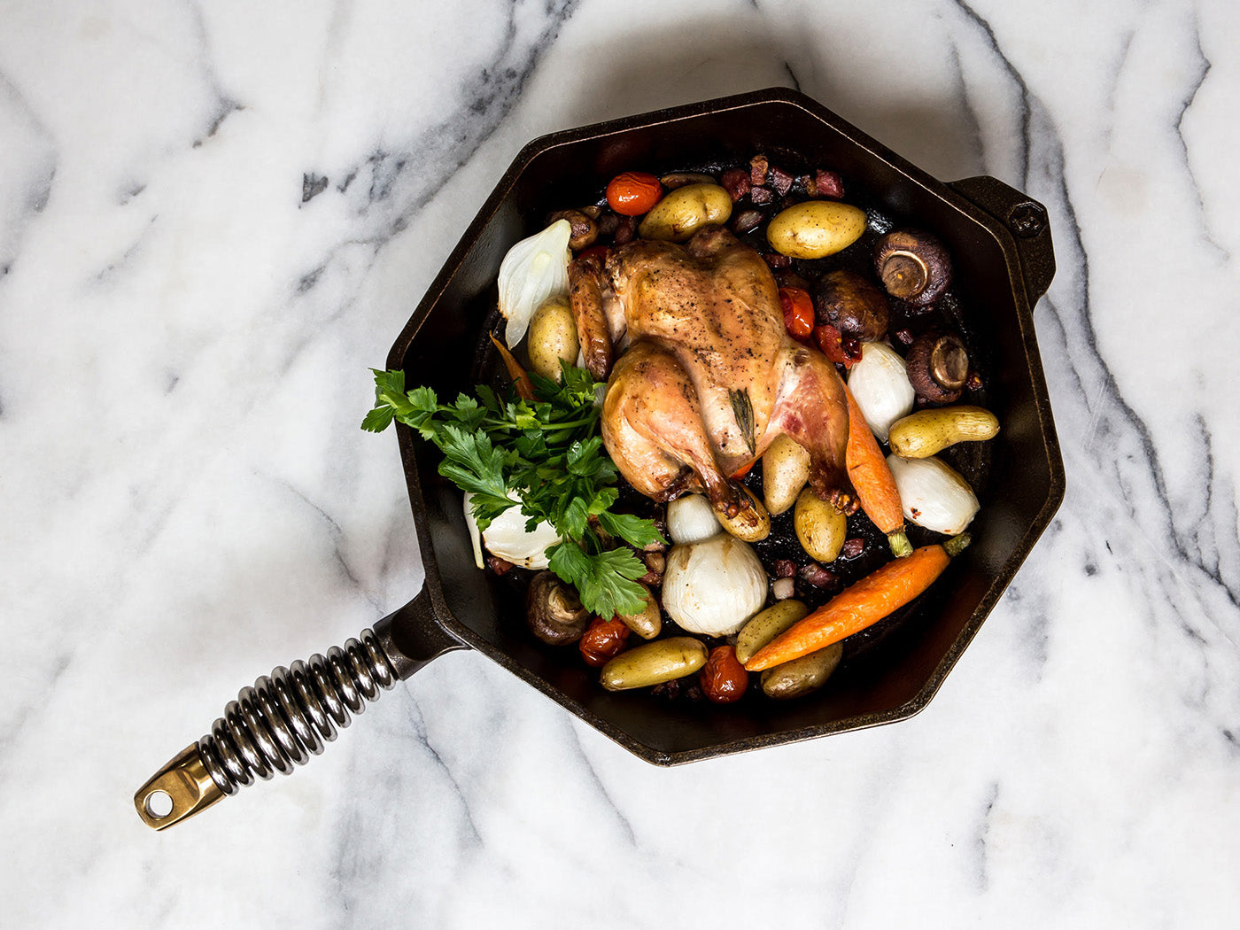 FINEX Cast Iron Skillet, 12-Inch, Without Lid