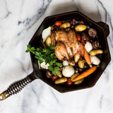 FINEX Cast Iron Skillet, 12-Inch, Without Lid