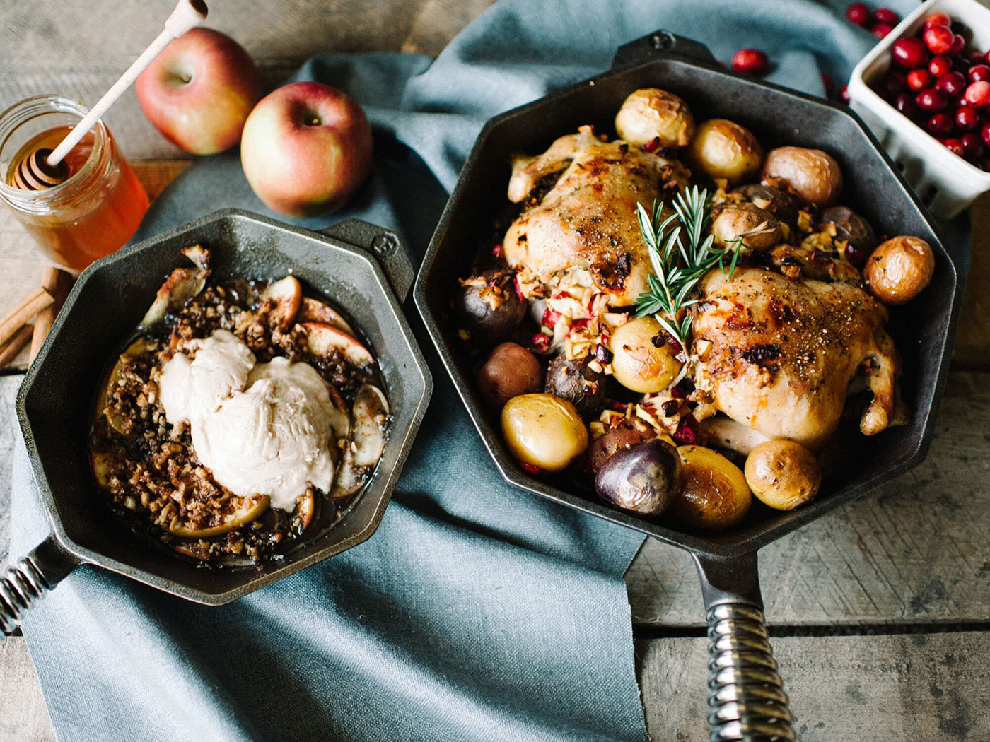 FINEX Cast Iron Skillet, 12-Inch, Without Lid