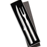 Rada 2 Piece Carving Set in Gift Box, Silver Handles