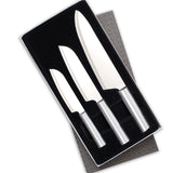Rada 3 Piece Chef Select Knife Set, Silver Handles