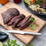 Rada 8 Piece Meat Lover's Set with Carving Set and Steak Knives, Silver Handles