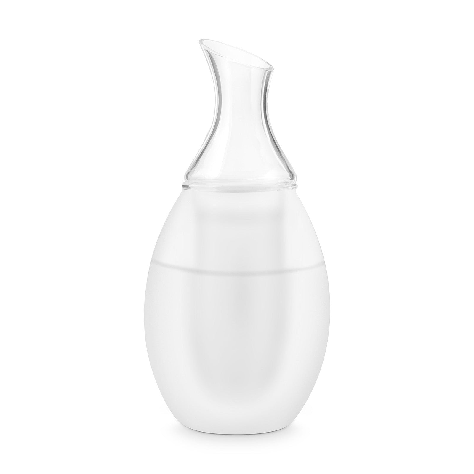Final Touch Sake Decanter Set - Frosted White