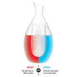 Final Touch Sake Decanter Set - Frosted White