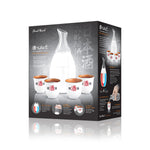 Final Touch Sake Decanter Set - Frosted White