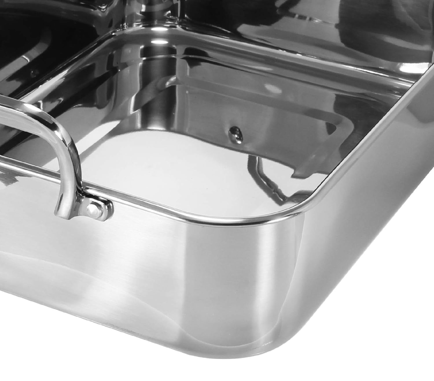 Chantal Stainless Steel Roasting Pan with Nonstick Rack, 15.5" x 12" x 4"