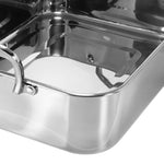Chantal Stainless Steel Roasting Pan with Nonstick Rack, 15.5" x 12" x 4"