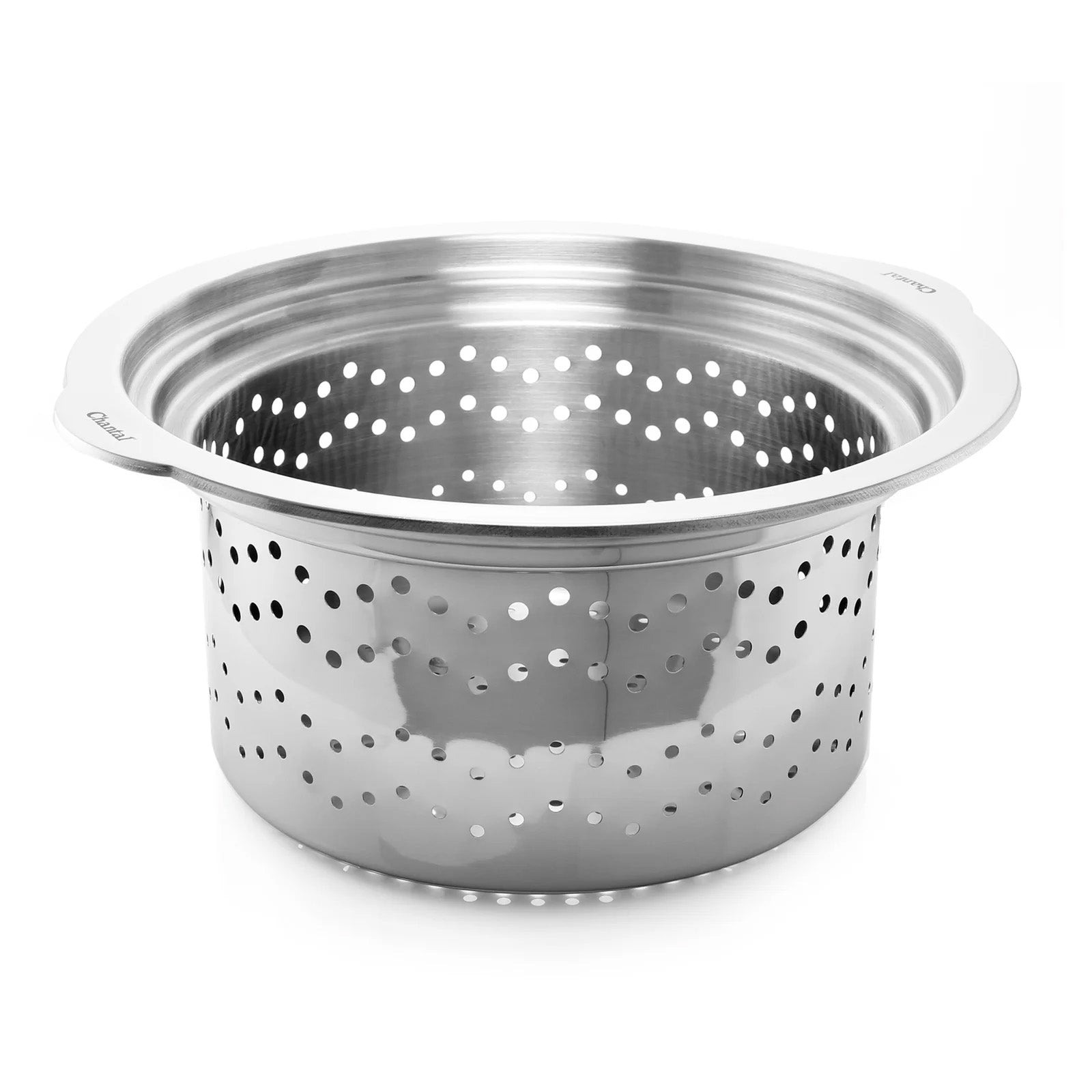 Chantal Induction 21 Steel 12 qt. Stock Pot w/ Glass Lid
