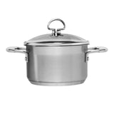 Chantal Induction 21 Steel 2 qt. Soup Pot w/ Glass Lid