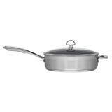 Chantal Induction 21 Saute Pan w/ Ceramic Coating & Glass Lid, 5 Quart