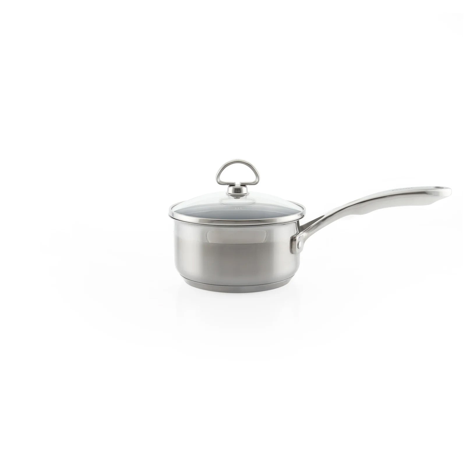 Chantal Induction 21 Steel 1 qt. Saucepan w/ Ceramic Coating and Glass Lid