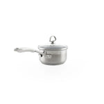 Chantal Induction 21 Steel 1 qt. Saucepan w/ Ceramic Coating and Glass Lid