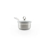 Chantal Induction 21 Steel 1 qt. Saucepan w/ Ceramic Coating and Glass Lid