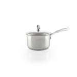 Chantal Induction 21 Steel 2 qt. Saucepan w/ Glass Lid