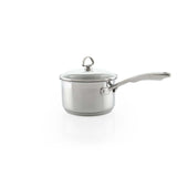 Chantal Induction 21 Steel 2 qt. Saucepan w/ Glass Lid