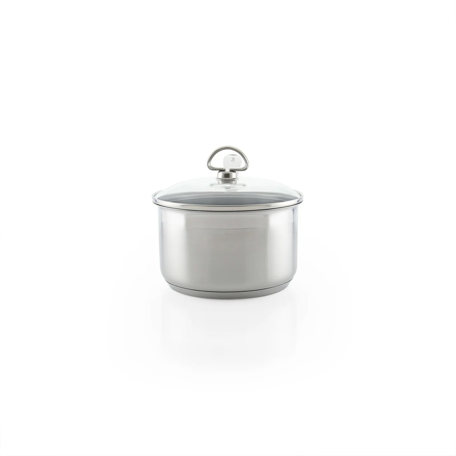 Chantal Induction 21 Steel 2 qt. Saucepan w/ Ceramic Coating and Glass Lid
