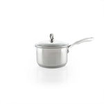 Chantal Induction 21 Steel 2 qt. Saucepan w/ Ceramic Coating and Glass Lid