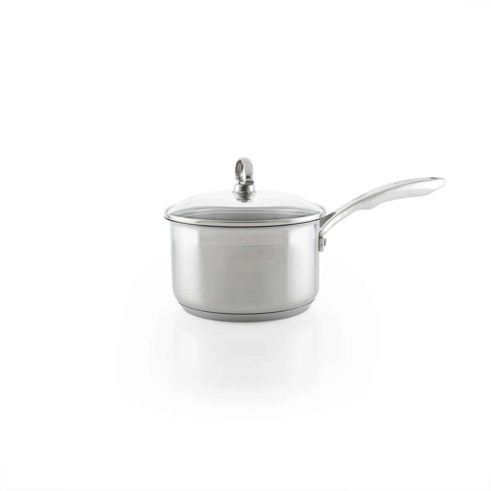 Chantal Induction 21 Steel 2 qt. Saucepan w/ Ceramic Coating and Glass Lid