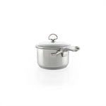 Chantal Induction 21 Steel 2 qt. Saucepan w/ Ceramic Coating and Glass Lid