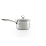 Chantal Induction 21 Steel 2 qt. Saucepan w/ Ceramic Coating and Glass Lid