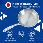 Chantal Induction 21 Steel 8-Inch Fry Pan, Stainless