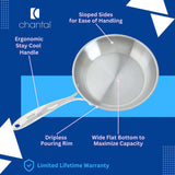 Chantal Induction 21 Steel 8-Inch Fry Pan, Stainless