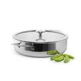 Chantal 3.Clad 5 qt. Sauteuse w/ Glass Lid
