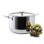 Chantal 3.Clad 7 qt. Stock Pot with Glass Lid