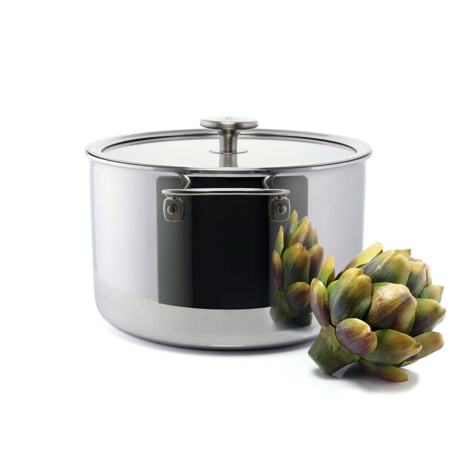 Chantal 3.Clad 7 qt. Stock Pot with Glass Lid