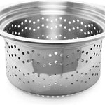 Chantal 3.Clad 7 qt. Stock Pot w/ Pasta-Steamer Insert & Glass Lid