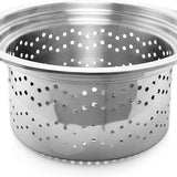 Chantal 3.Clad 7 qt. Stock Pot w/ Pasta-Steamer Insert & Glass Lid