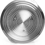 Chantal 3.Clad 7 qt. Stock Pot w/ Pasta-Steamer Insert & Glass Lid