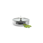 Chantal 3.Clad 5 qt. Saute Skillet w/ Fusion Ti Nonstick Ceramic Coating and Glass Lid