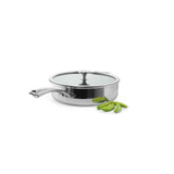 Chantal 3.Clad 5 qt. Saute Skillet w/ Fusion Ti Nonstick Ceramic Coating and Glass Lid