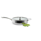 Chantal 3.Clad 5 qt. Saute Skillet w/ Fusion Ti Nonstick Ceramic Coating and Glass Lid
