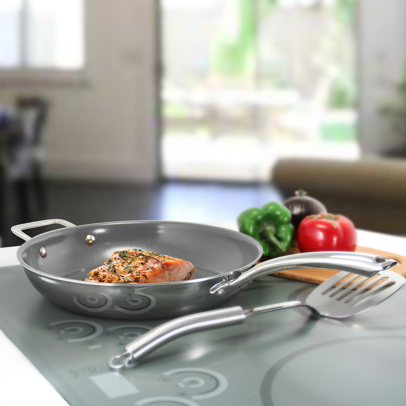 Chantal 3.Clad 11-Inch Fry Pan w/ Fusion Ti Nonstick Ceramic Coating