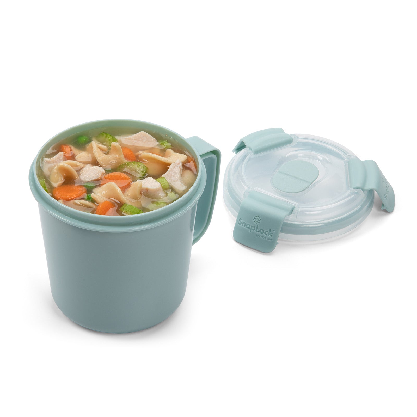 Progressive Snap-Lock Soup To Go Microwave Soup Cup, Assorted Colors