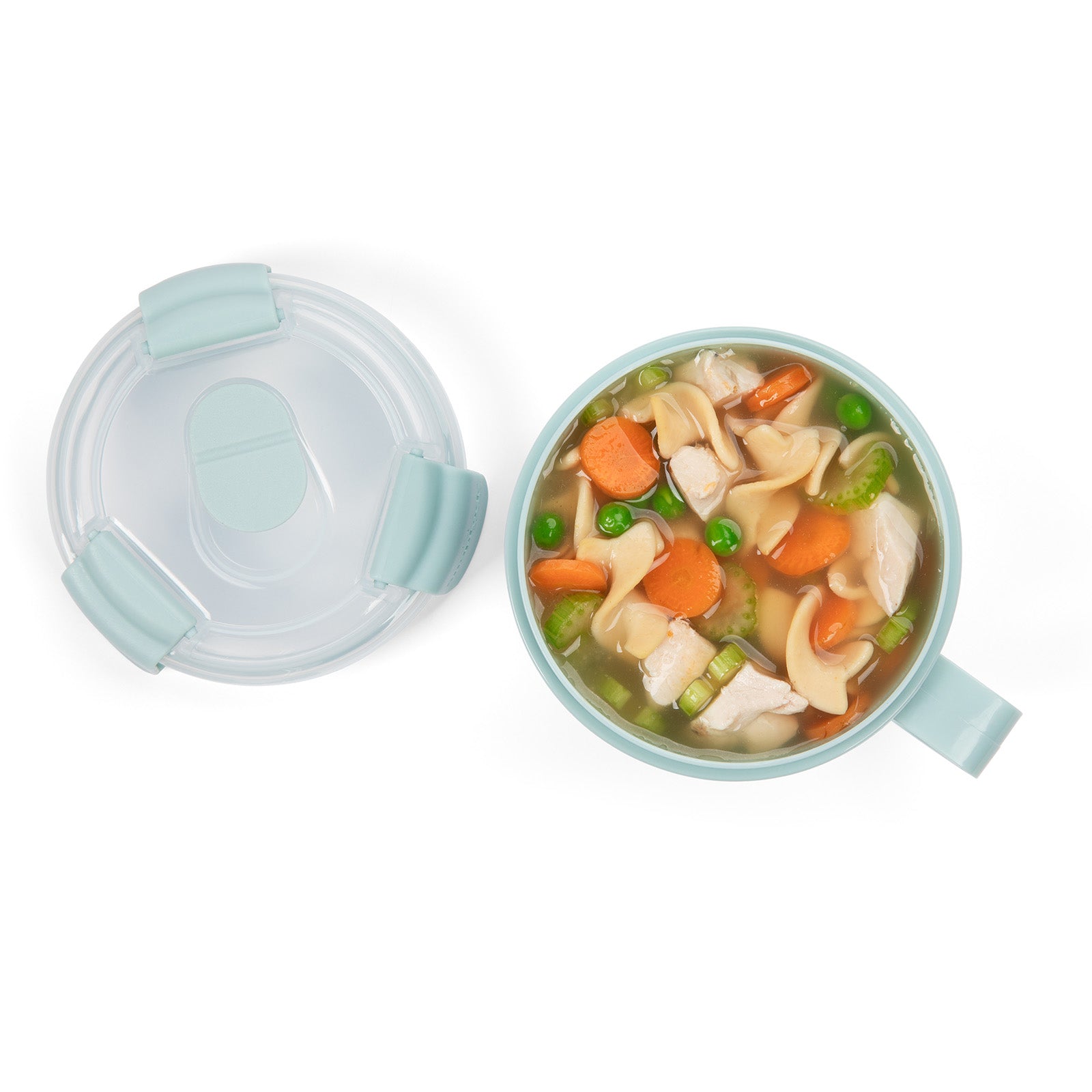 Progressive Snap-Lock Soup To Go Microwave Soup Cup, Assorted Colors