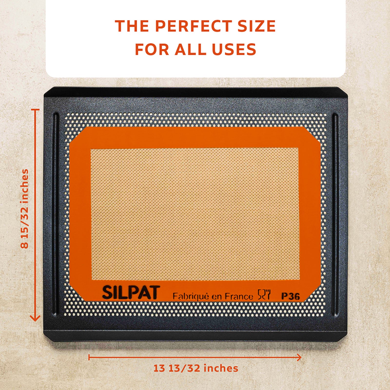 Silpat Premium Non-Stick Silicone Jelly Roll Baking Mat, 8-1/2 x 13-1/2