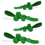 Constructive Eating Set of 2 Tractor Utensils for Kids and Toddlers, Green, 2 Pack