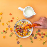 Constructive Eating Set of 2 Tractor Utensils for Kids and Toddlers, Orange, 2 Pack