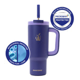 SUBZERO® CHILL’N 24 Ounce Imperial Tumbler with Straw and Handle, Copper Lined Stainless Steel, Vacuum Insulated