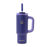 SUBZERO® CHILL’N 24 Ounce Imperial Tumbler with Straw and Handle, Copper Lined Stainless Steel, Vacuum Insulated