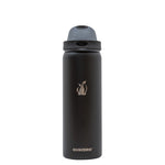 SUBZERO® DUO 32 Ounce Caviar Water Bottle with Straw and Flip Up Handle, Copper Lined Stainless Steel, Leak Proof