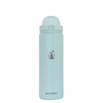 SUBZERO® DUO 32 Ounce Matcha Water Bottle with Straw and Flip Up Handle, Copper Lined Stainless Steel, Leak Proof