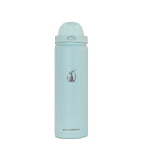 SUBZERO® DUO 32 Ounce Matcha Water Bottle with Straw and Flip Up Handle, Copper Lined Stainless Steel, Leak Proof